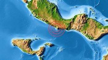 На границе между Мексикой и Гватемалой зафиксировано землетрясение.